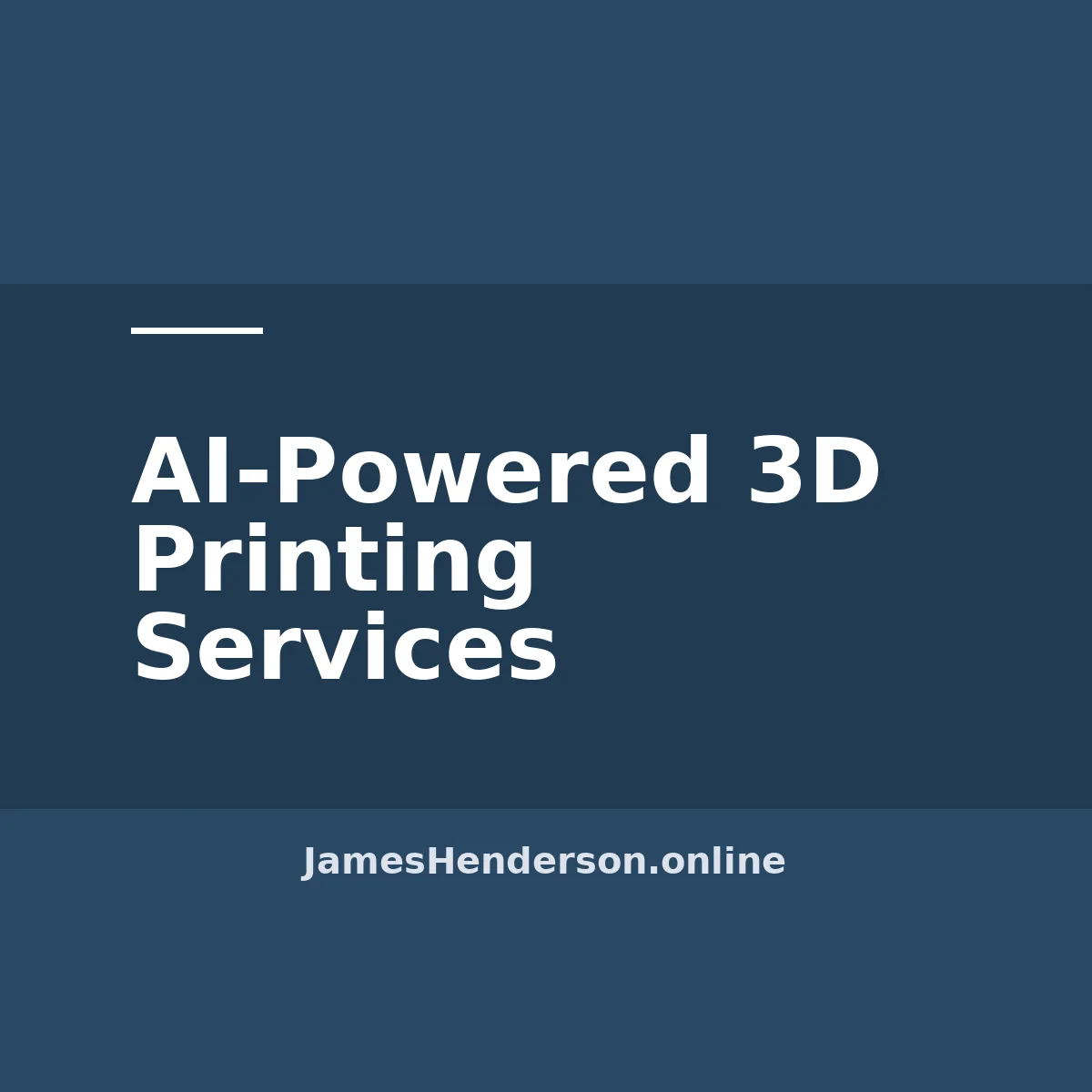 AI-Powered 3D Printing Services