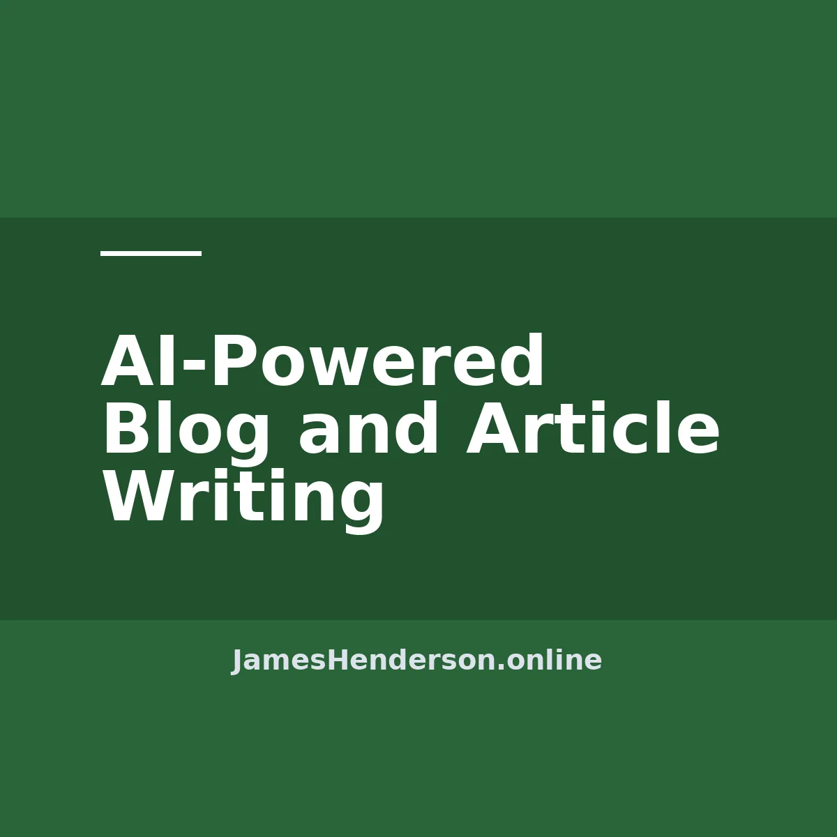 AI-Powered Blog and Article Writing