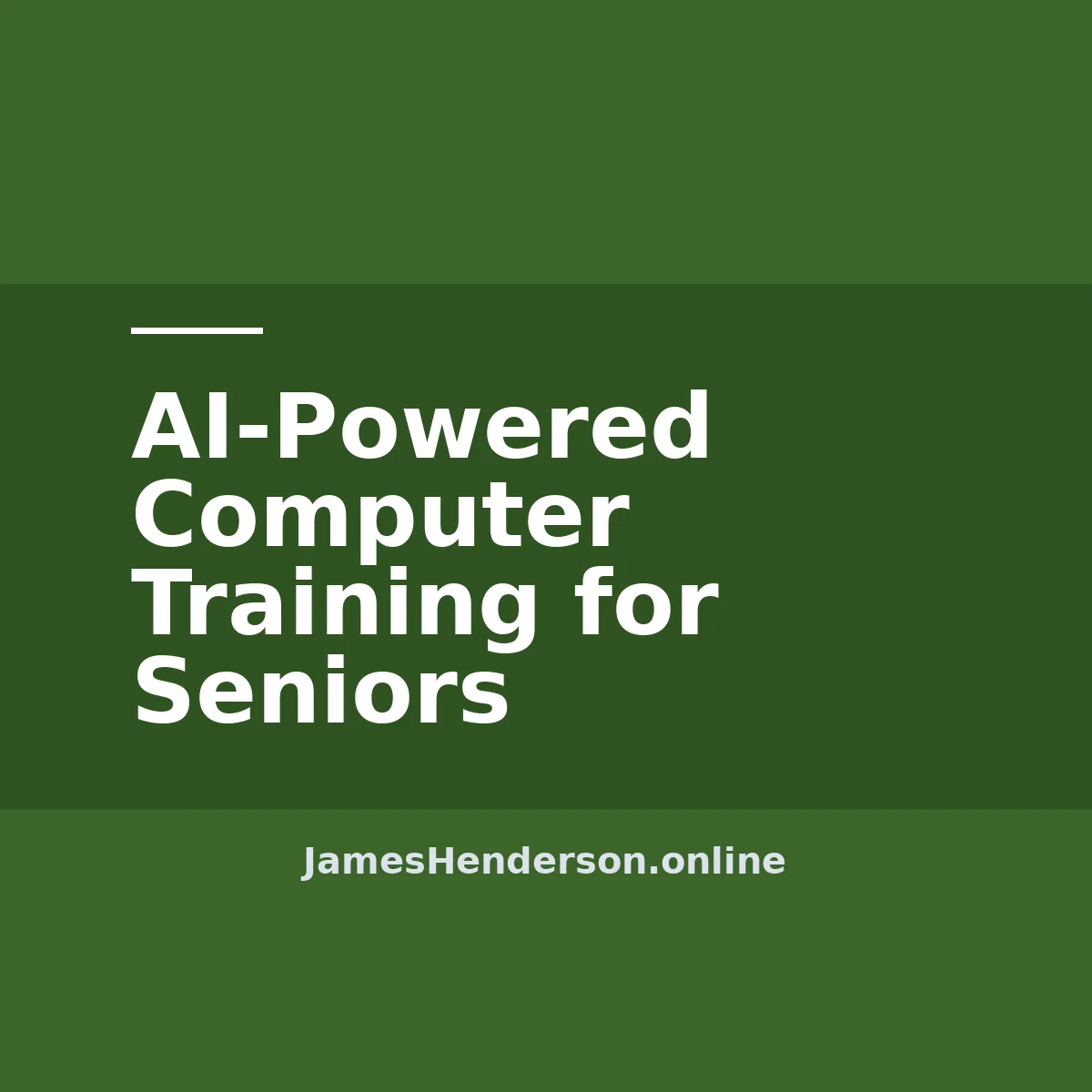 AI-Powered Computer Training for Seniors