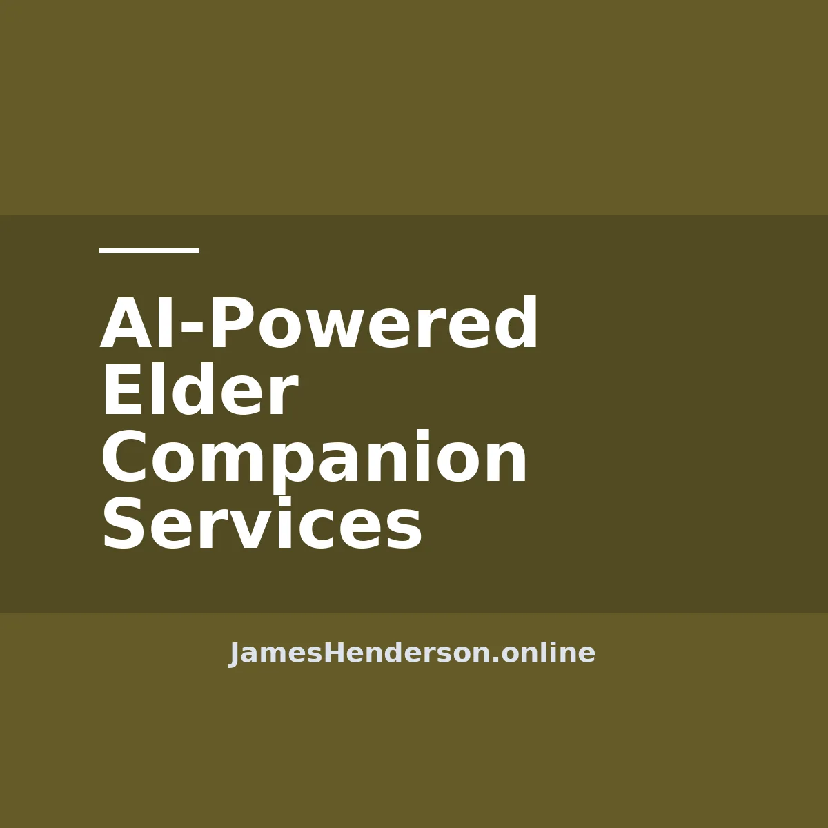 AI-Powered Elder Companion Services