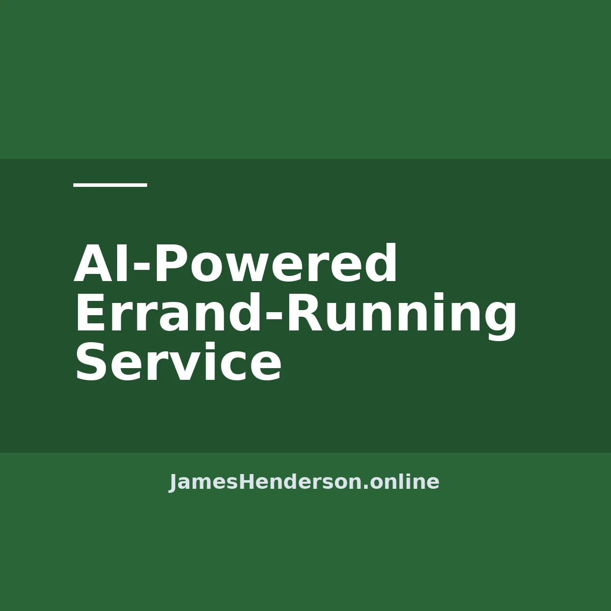 AI-Powered Errand-Running Service