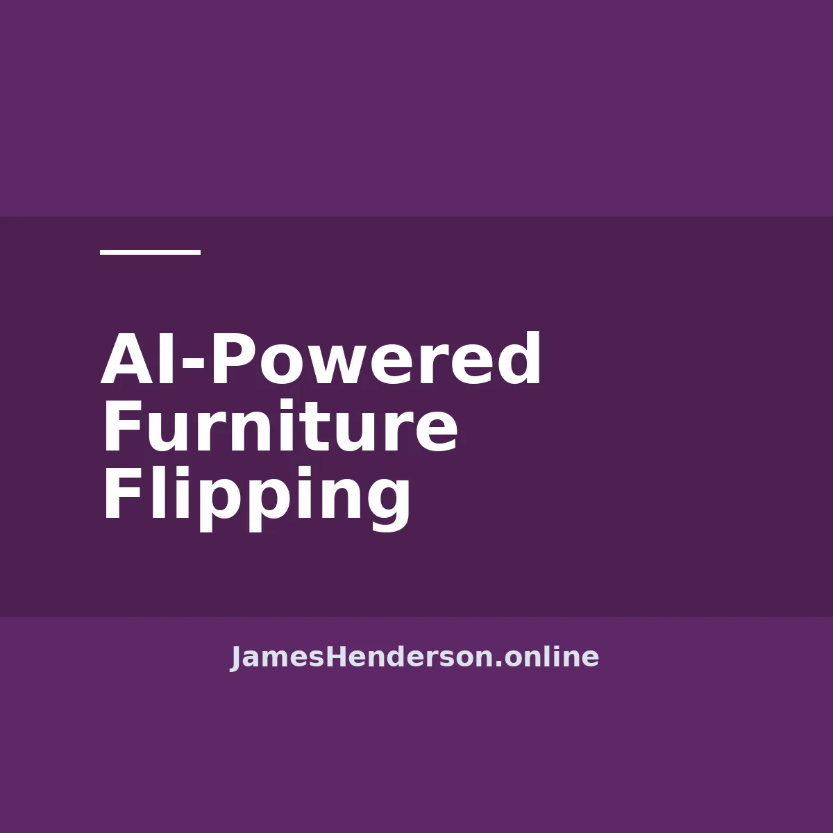 AI-Powered Furniture Flipping