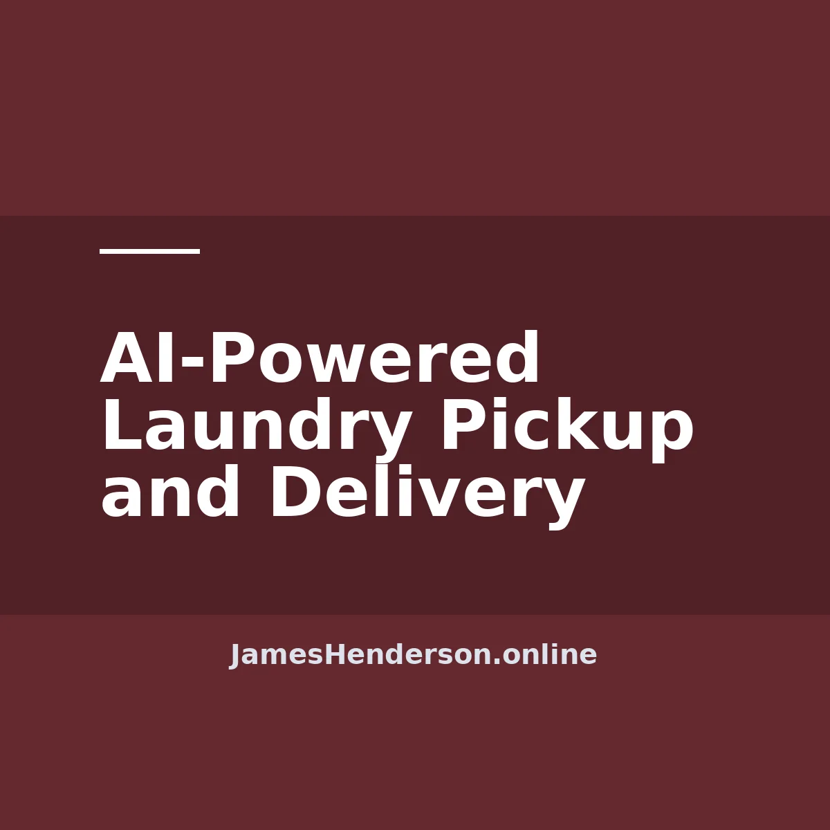 AI-Powered Laundry Pickup and Delivery