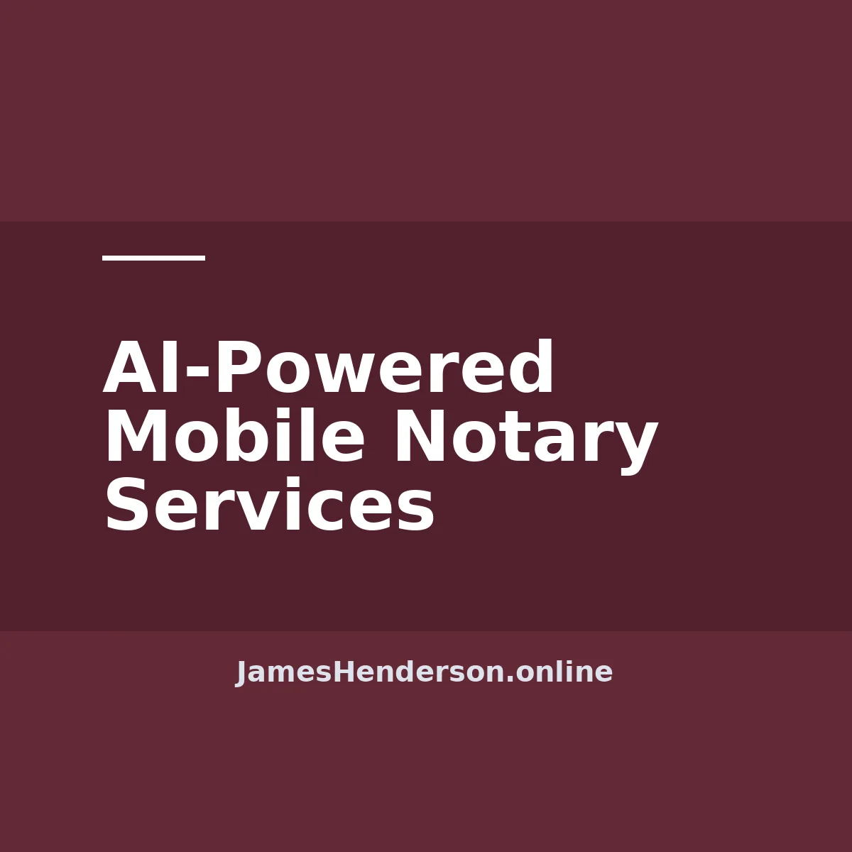 AI-Powered Mobile Notary Services