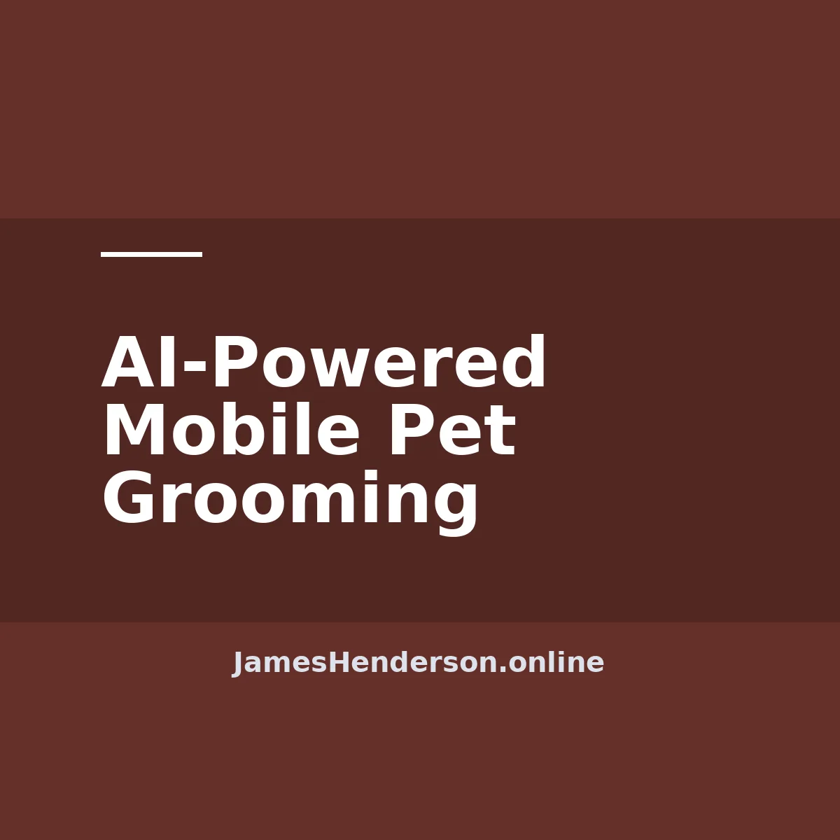 AI-Powered Mobile Pet Grooming