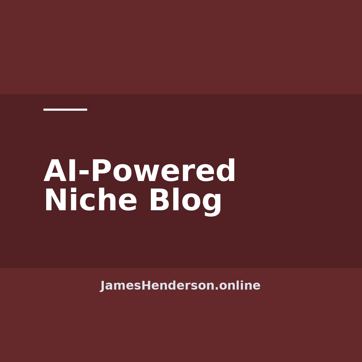 AI-Powered Niche Blog