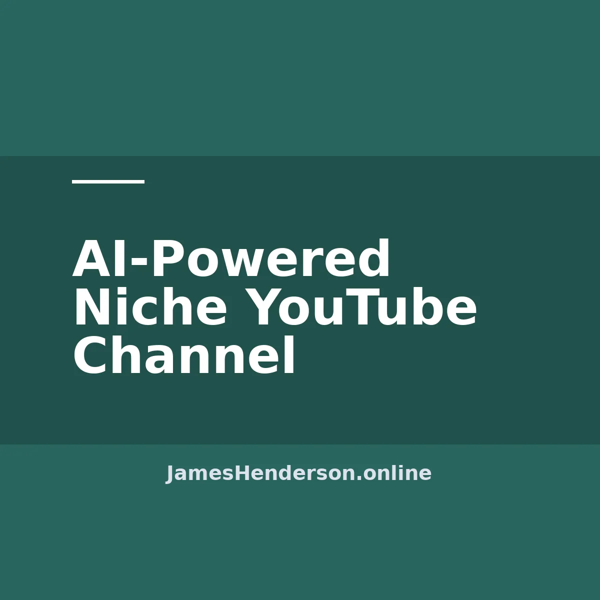 AI-Powered Niche YouTube Channel
