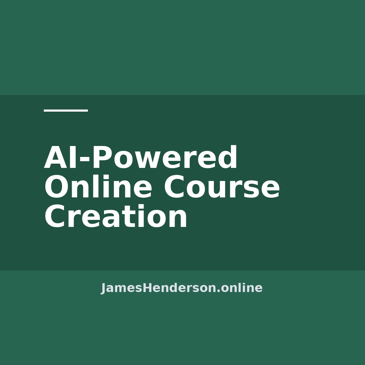 AI-Powered Online Course Creation