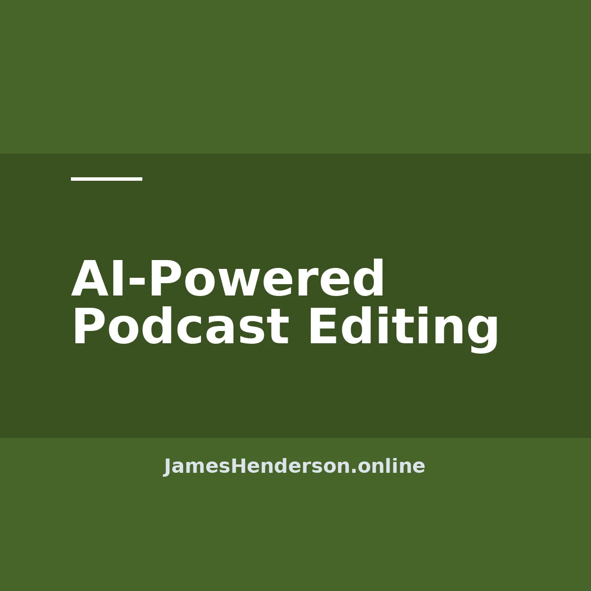 AI-Powered Podcast Editing
