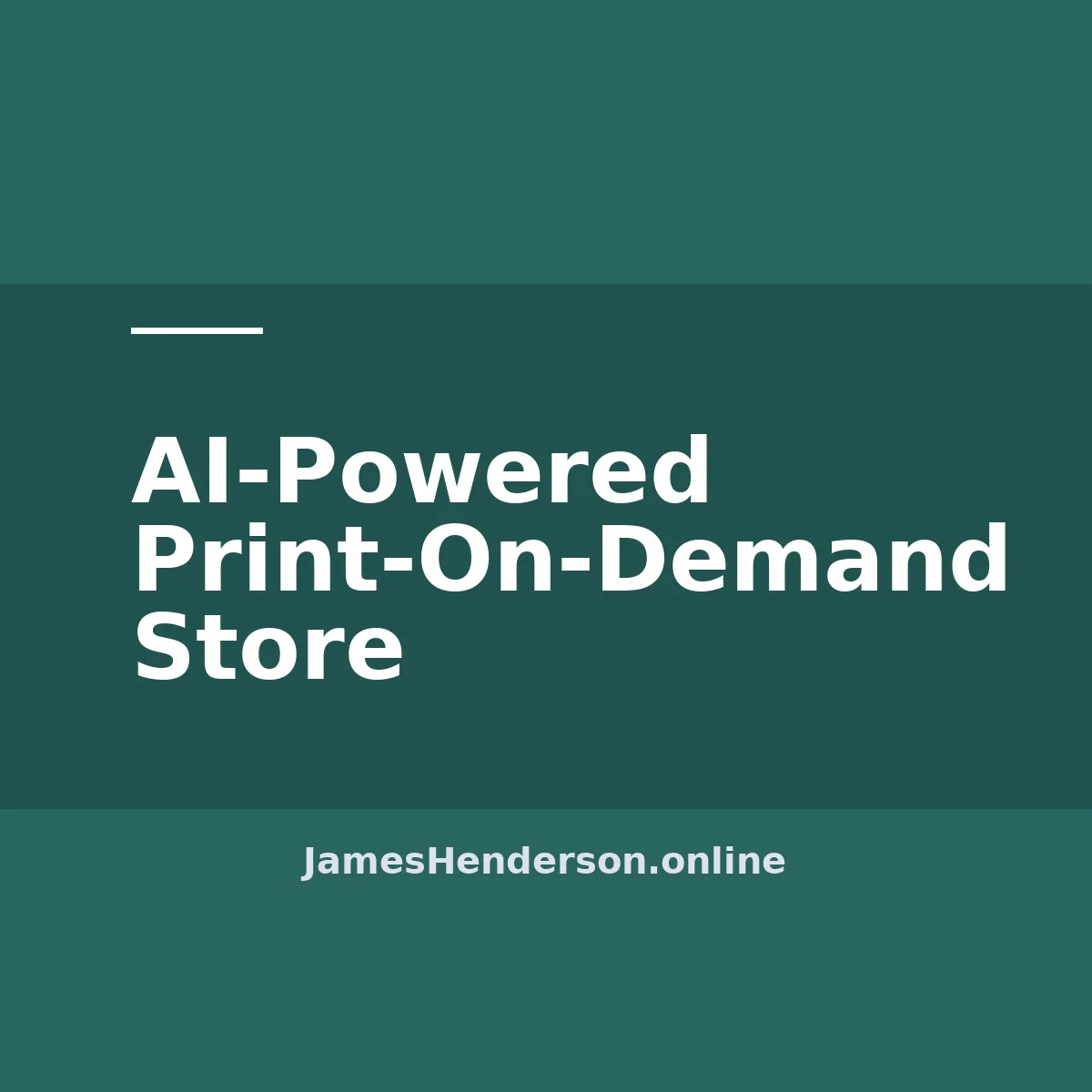 AI-Powered Print-On-Demand Store