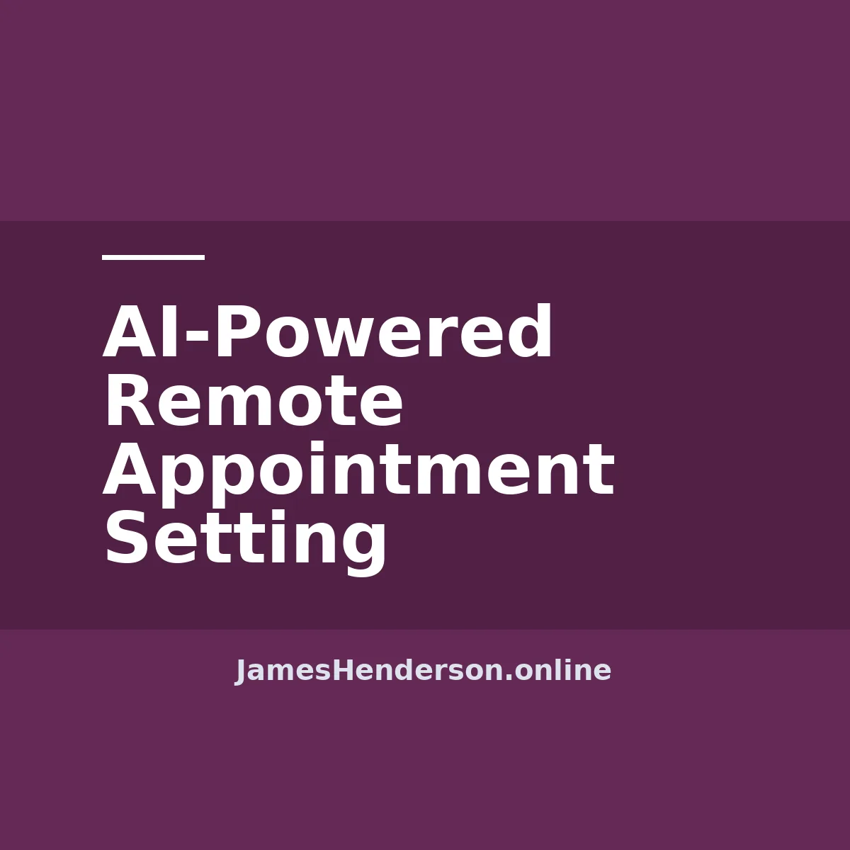 AI-Powered Remote Appointment Setting
