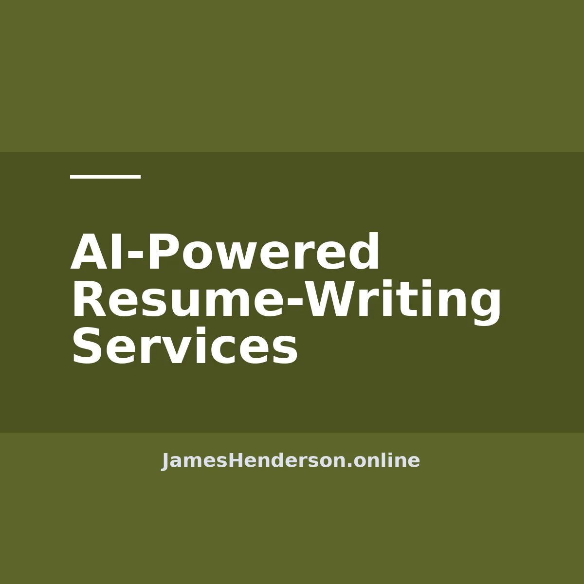AI-Powered Resume-Writing Services
