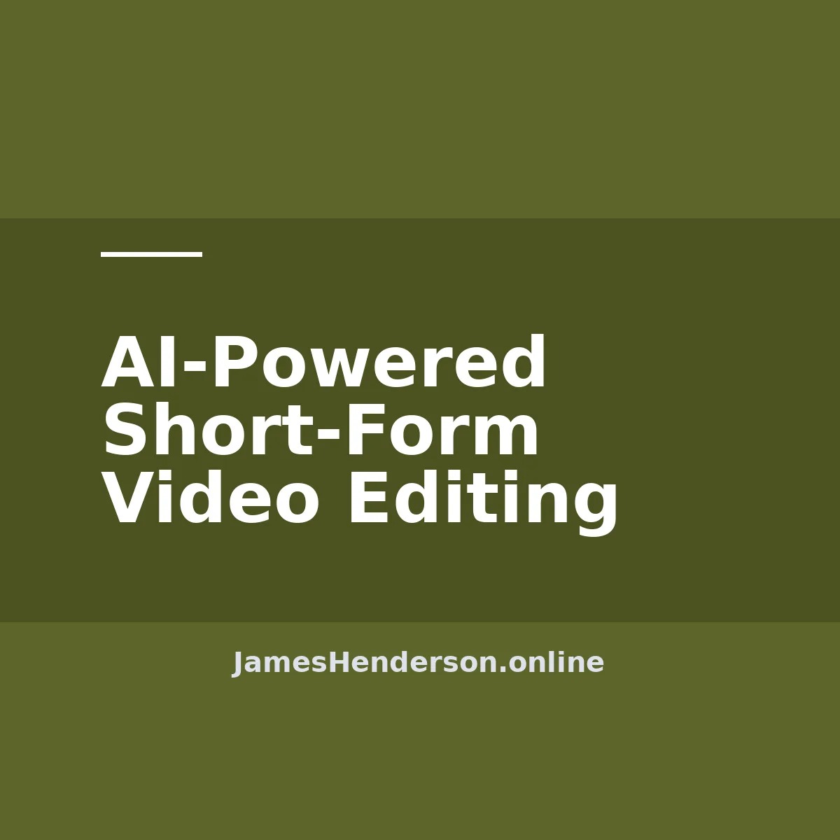AI-Powered Short-Form Video Editing