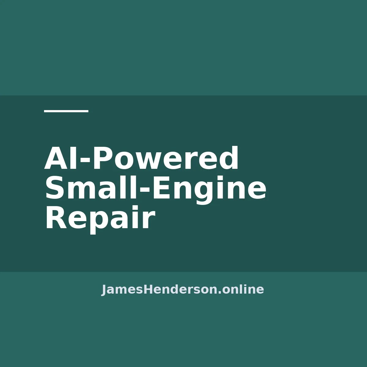 AI-Powered Small-Engine Repair