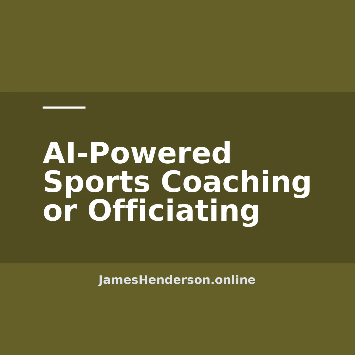 AI-Powered Sports Coaching or Officiating