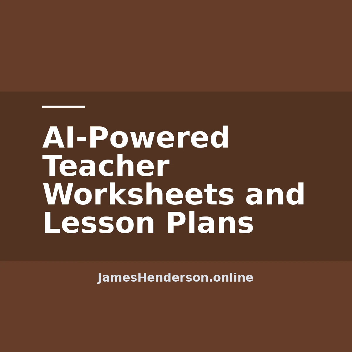 AI-Powered Teacher Worksheets and Lesson Plans