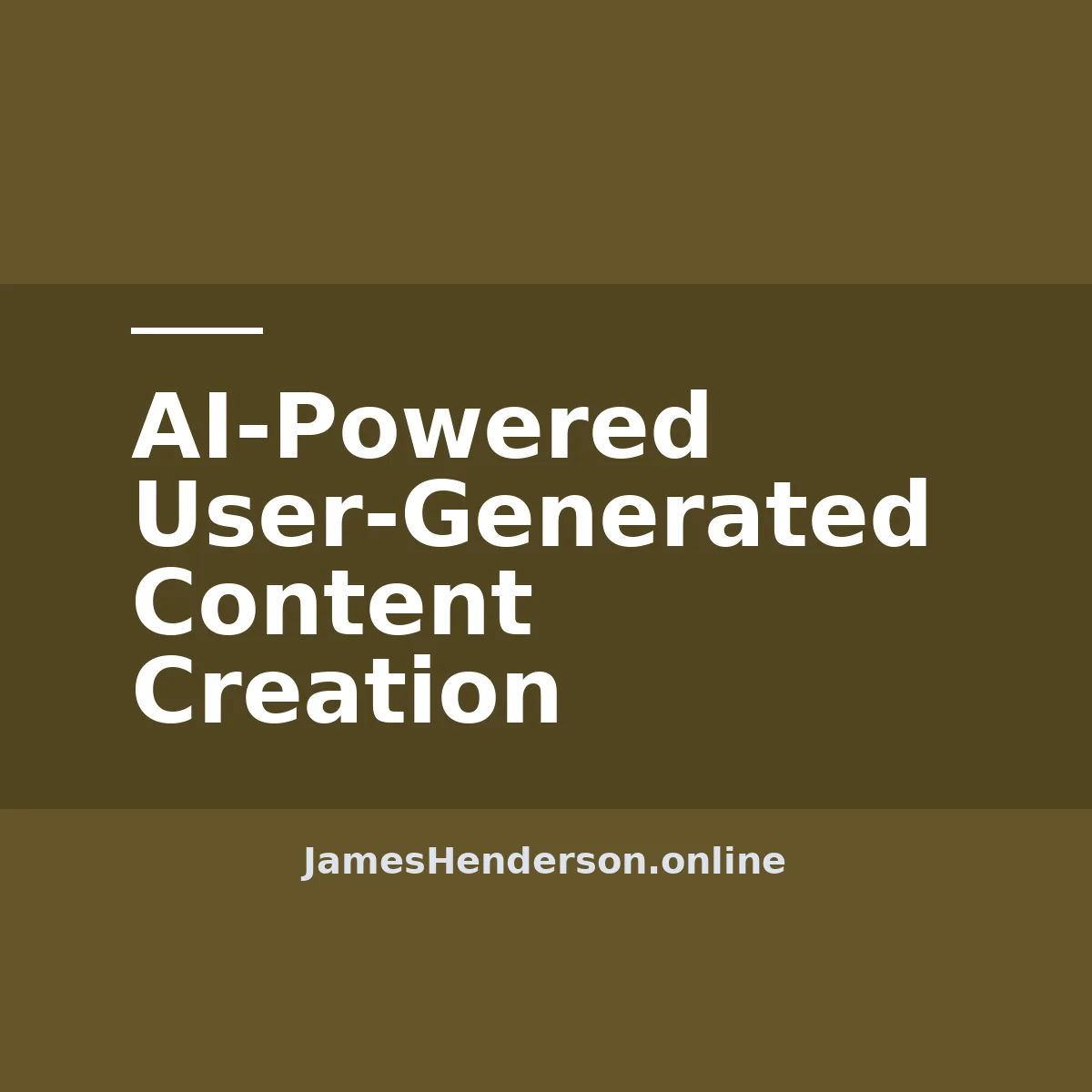 AI-Powered User-Generated Content Creation
