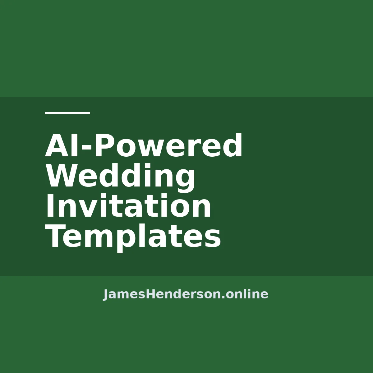 AI-Powered Wedding Invitation Templates