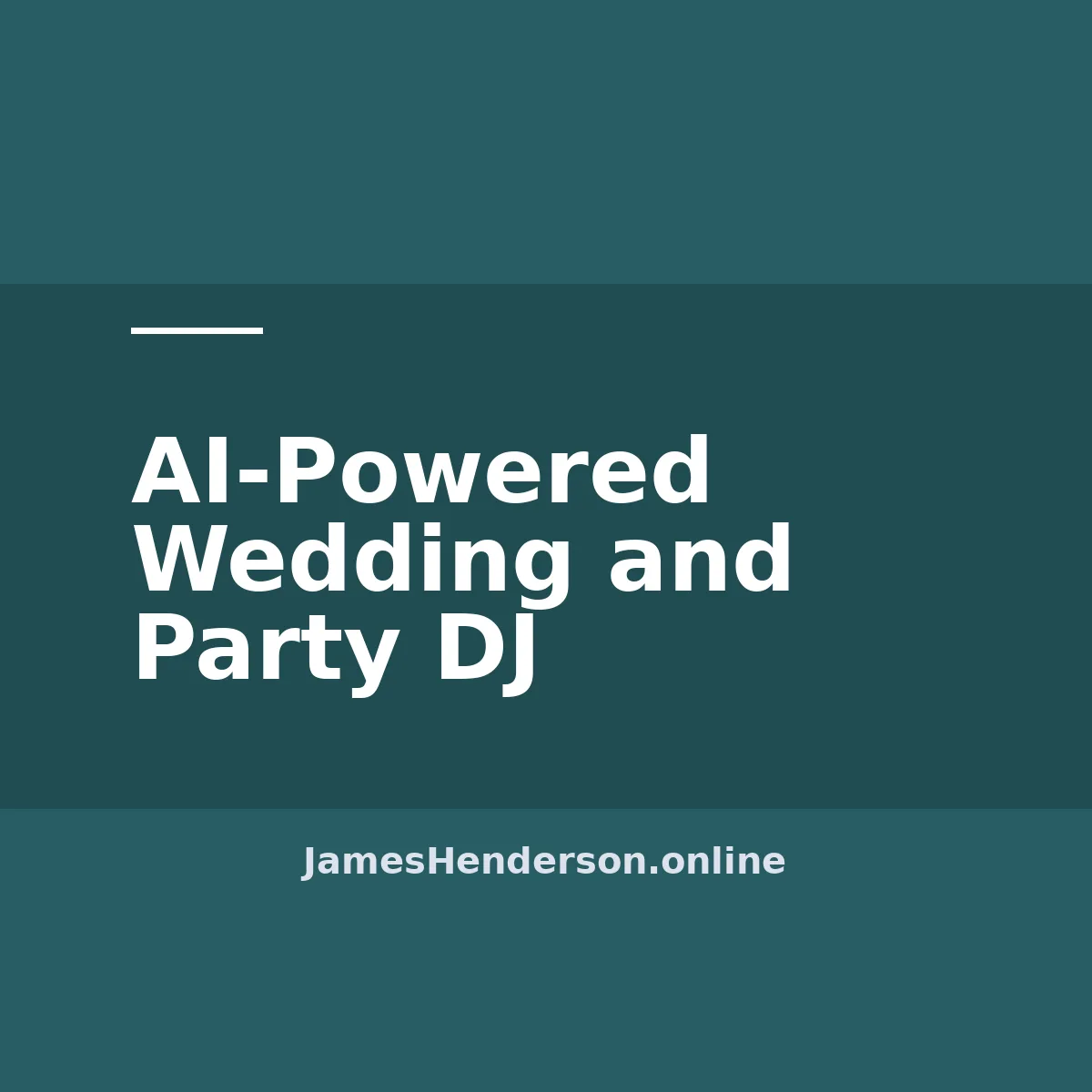 AI-Powered Wedding and Party DJ