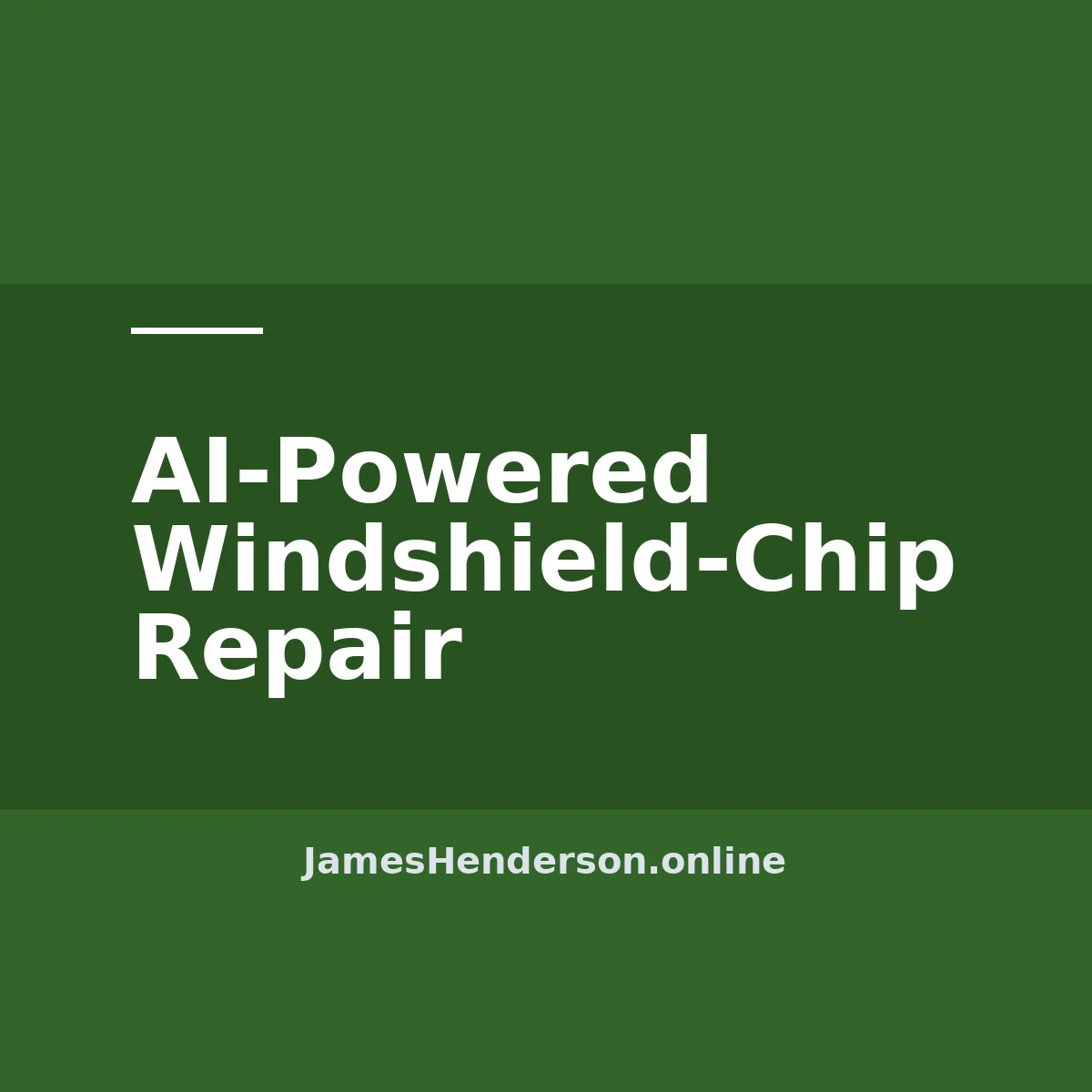 AI-Powered Windshield-Chip Repair
