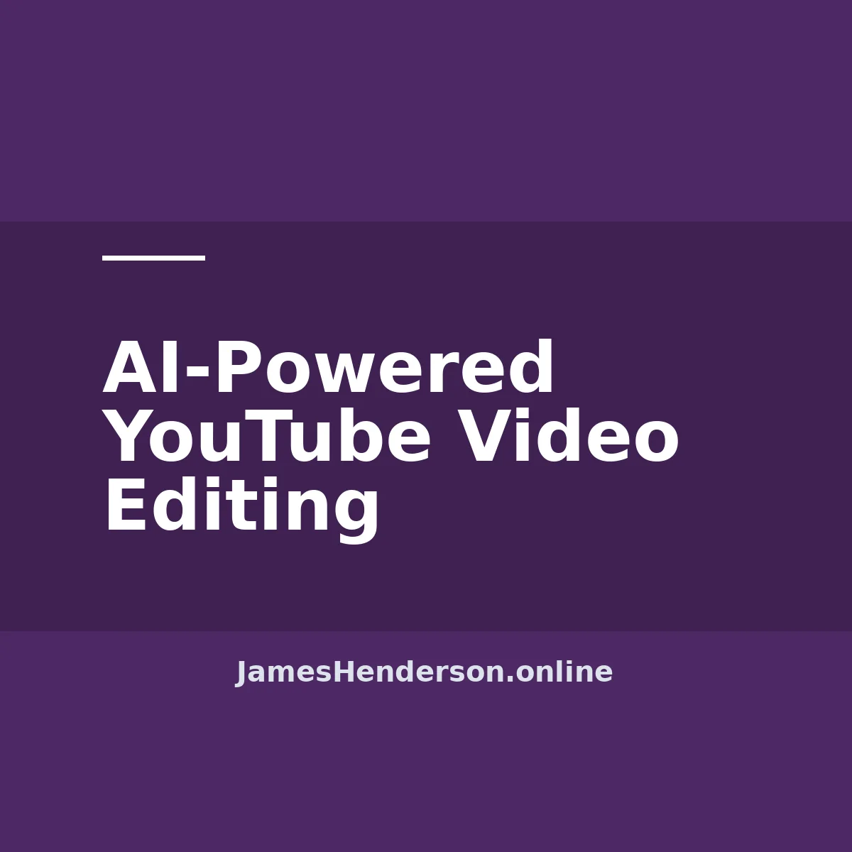 AI-Powered YouTube Video Editing